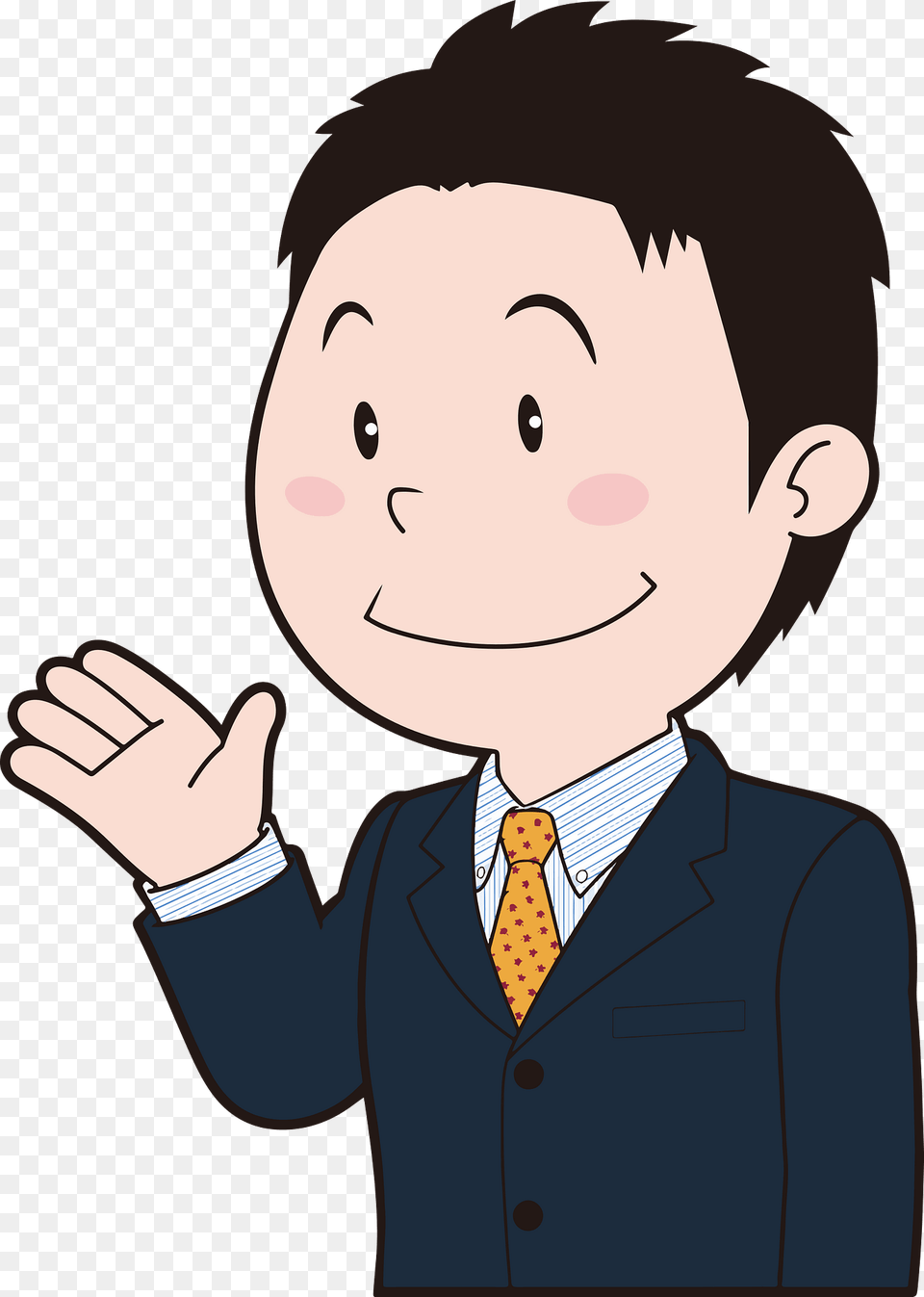 Businessman Acting As A Guide Clipart, Baby, Formal Wear, Person, Face Free Transparent Png