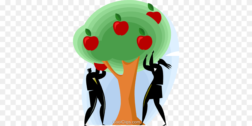 Businessman And Woman Picking Apples Royalty Vector Clip Art, Modern Art, Graphics, Adult, Person Free Png