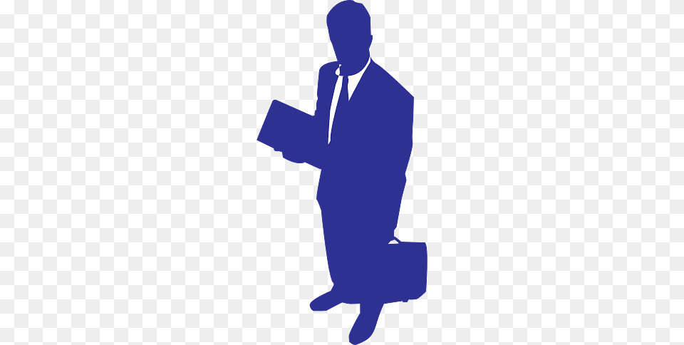 Businessman Blue Silhouette, Accessories, Suit, Tie, Formal Wear Free Transparent Png