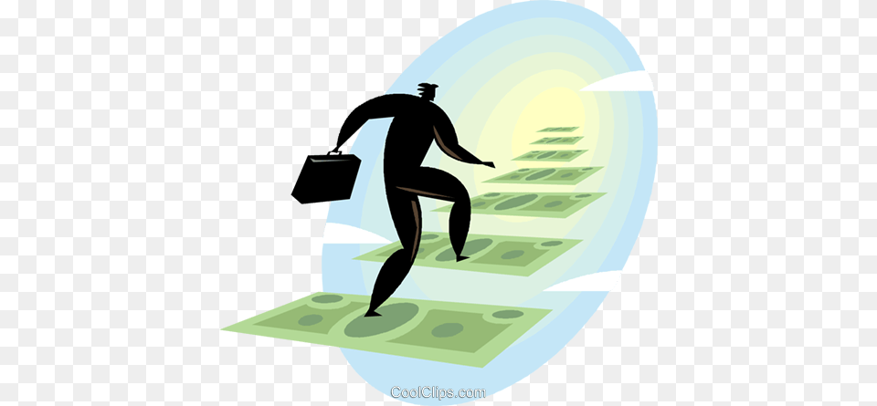 Businessman Climbing Staircase Of Money Royalty Vector Clip, Adult, Female, Person, Woman Free Transparent Png