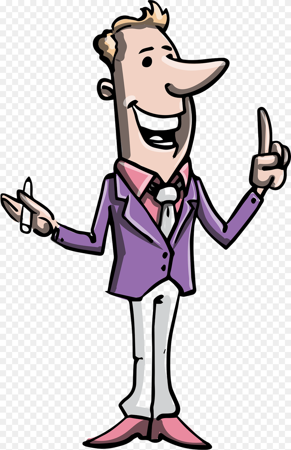 Businessman Clipart, Person, Cartoon, Book, Comics Free Png