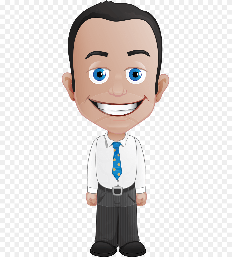 Businessman Clipart Male Character Animated Guy Clip Art, Accessories, Tie, Formal Wear, Person Png