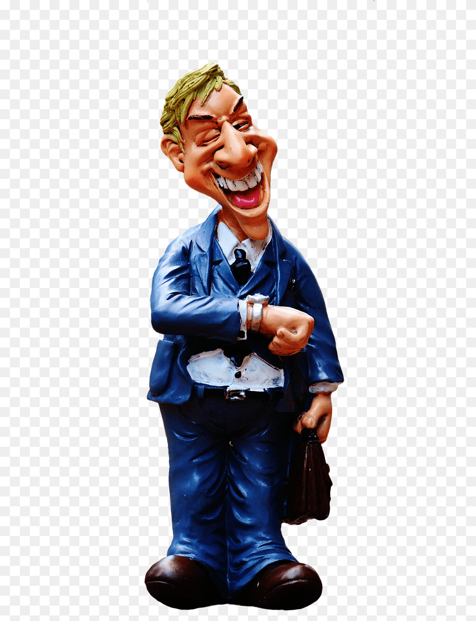 Businessman Figure Funny Photo Humour, Adult, Figurine, Male, Man Free Png Download