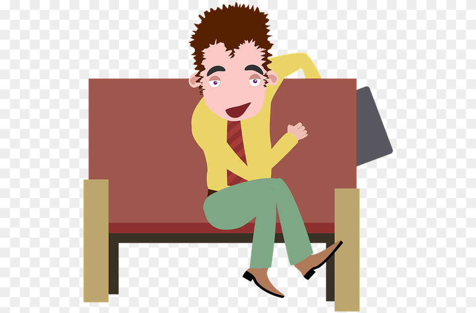 Businessman Human Business Male Man People Sitting, Person, Reading, Baby, Face Free Transparent Png