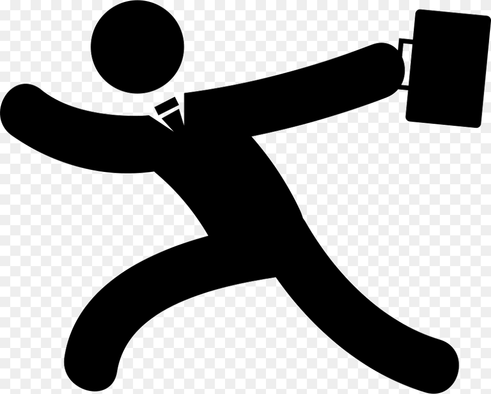 Businessman Icon Businessman Jumping Icon, Appliance, Ceiling Fan, Device, Electrical Device Free Png Download