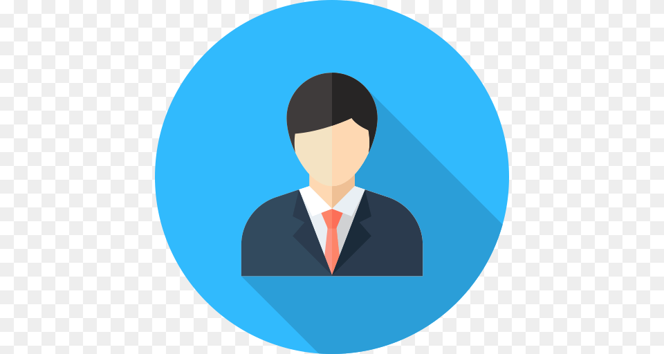 Businessman Officeworker User Icon With And Vector Format, Accessories, Photography, Tie, Formal Wear Png Image