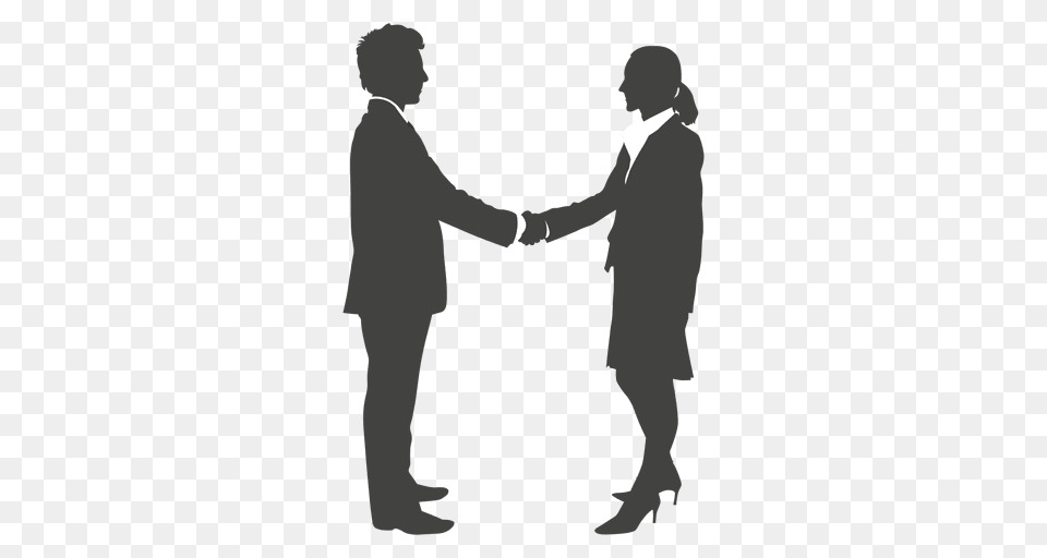 Businessman Shaking Hands To Woman, Hand, Body Part, Person, Man Free Transparent Png
