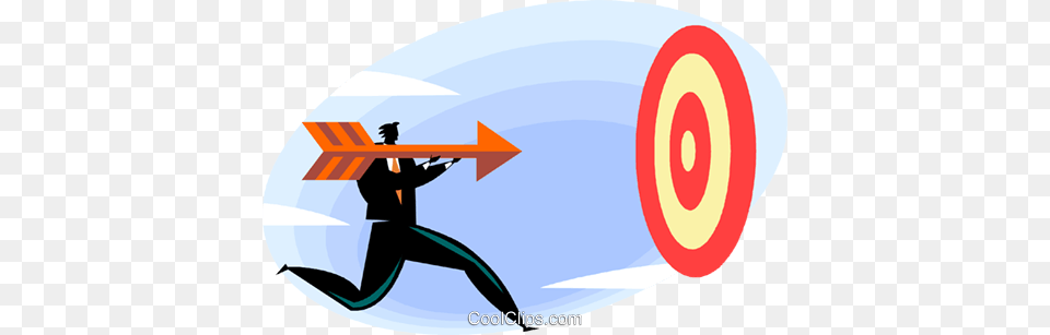 Businessman Shooting Arrow At Target Royalty Vector Desired Results, Martial Arts, Person, Sport, Tai Chi Free Transparent Png