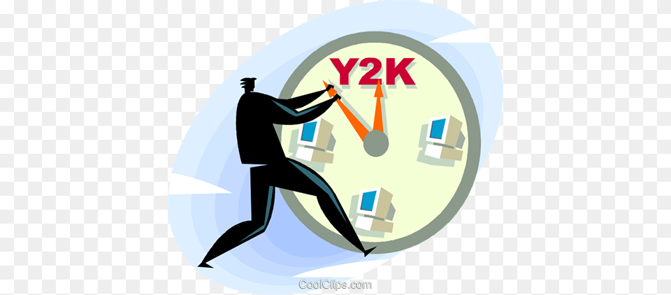 Businessman Solving Problem Royalty Vector Clip Art, Analog Clock, Clock Png Image