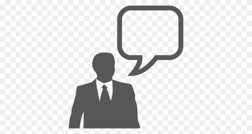 Businessman Text Bubble Icon, Green, Formal Wear, Person, Clothing Free Png