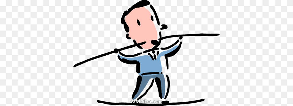 Businessman Walking A Tight Rope Royalty Vector Clip Art, Baby, Person Png