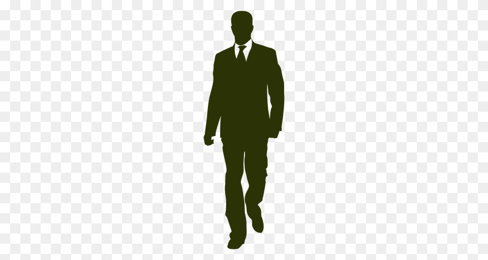 Businessman Walking Silhouette, Male, Adult, Clothing, Suit Free Png