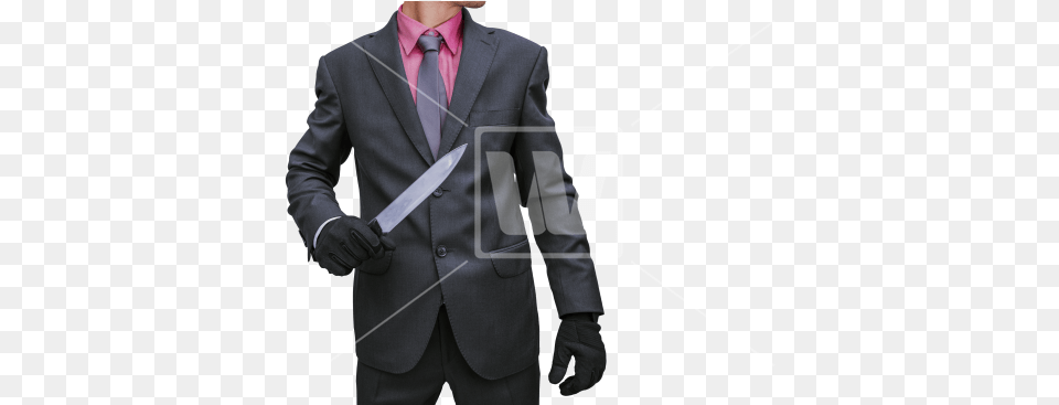 Businessman With Knife Man With Knife, Accessories, Tie, Suit, Jacket Png Image