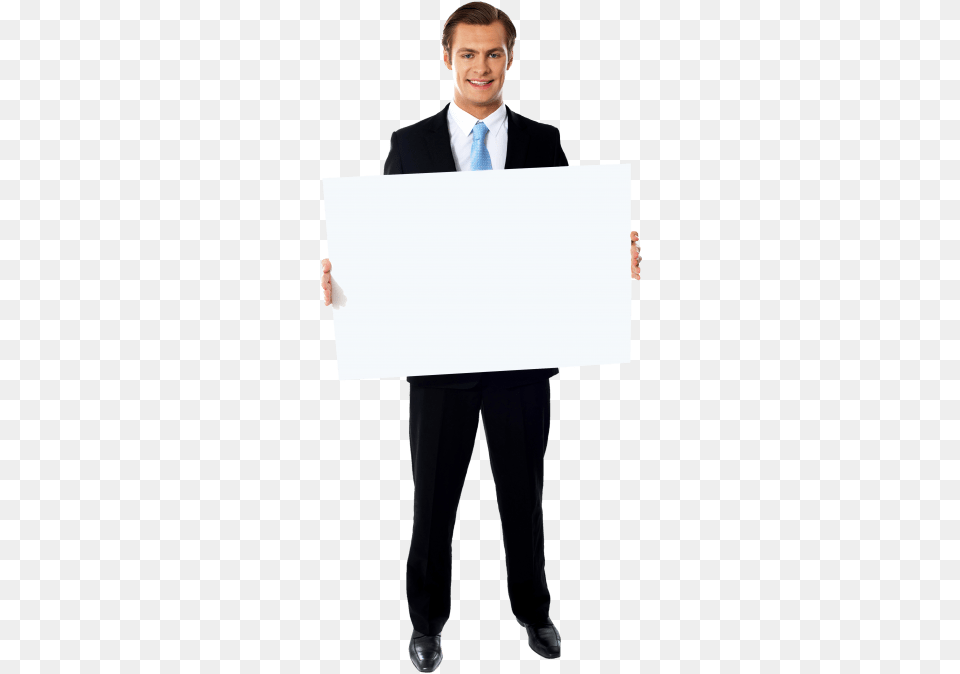 Businessmen Holding Banner Images Person Holding Something, Accessories, Suit, Tie, Formal Wear Free Png Download