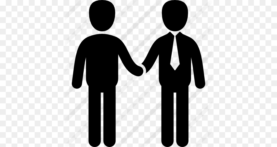 Businessmen Shake Hands, Gray Free Png Download