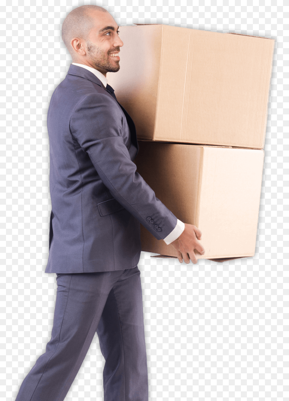 Businessperson, Person, Box, Cardboard, Carton Png