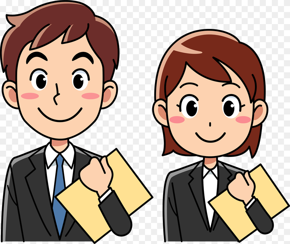 Businesswoman And Businessman Clipart, Baby, Book, Comics, Person Free Transparent Png
