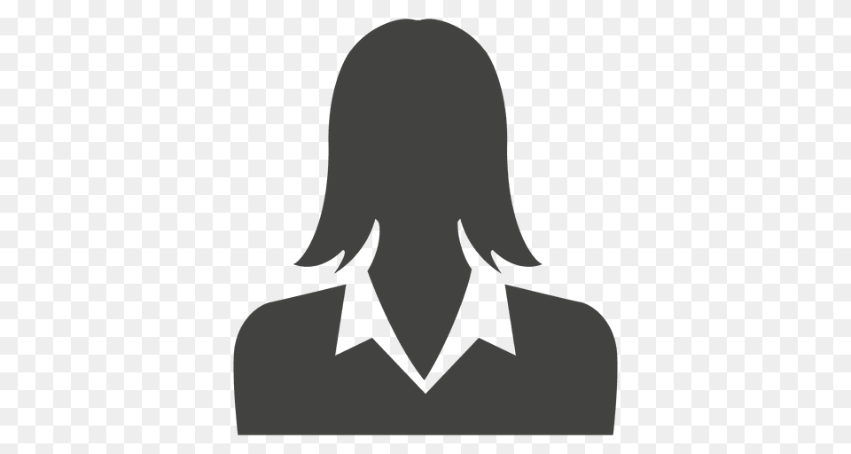 Businesswoman Avatar Silhouette, Green, Adult, Person, Woman Png Image