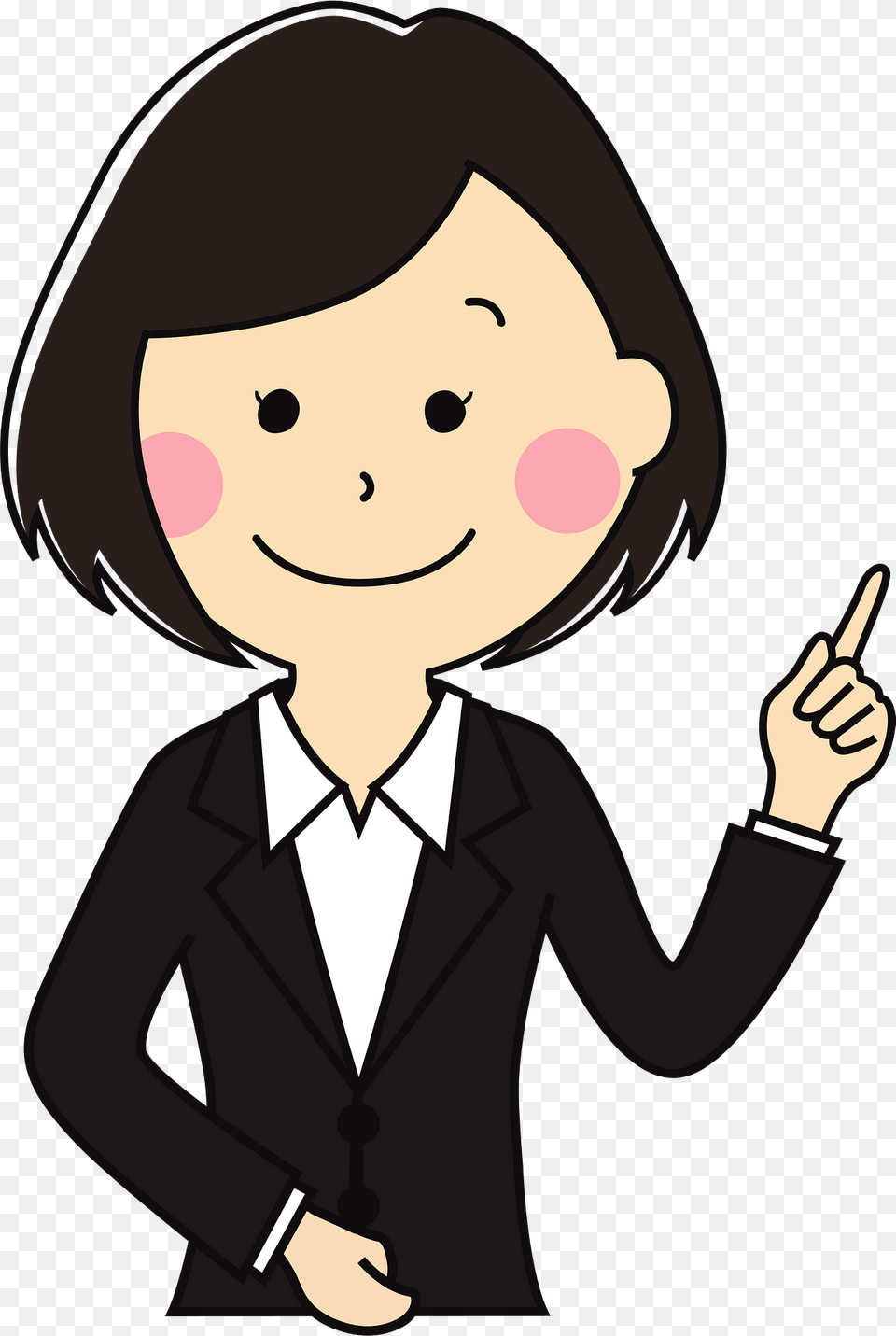 Businesswoman Is Expressing Joy Clipart, Baby, Person, Book, Comics Free Png Download