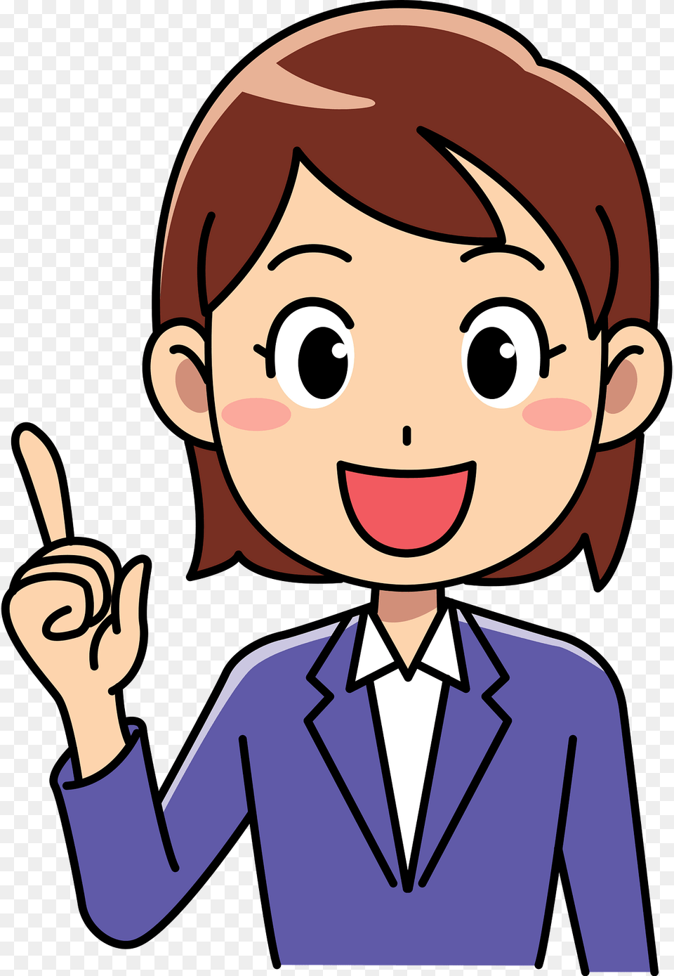 Businesswoman Is Giving Advice Clipart, Baby, Person, Publication, Comics Png Image