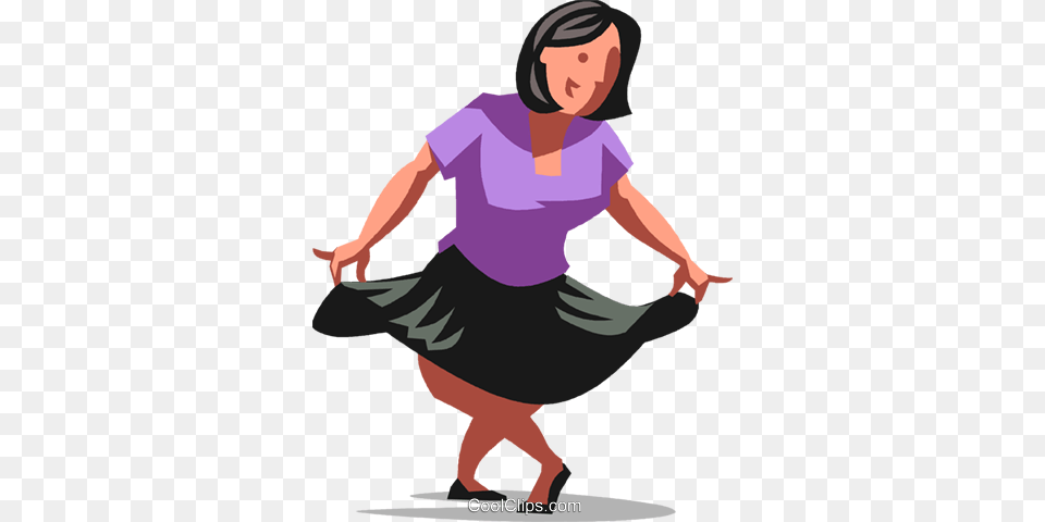 Businesswoman Taking A Bow Royalty Vector Clip Art, Dancing, Leisure Activities, Person, Face Png