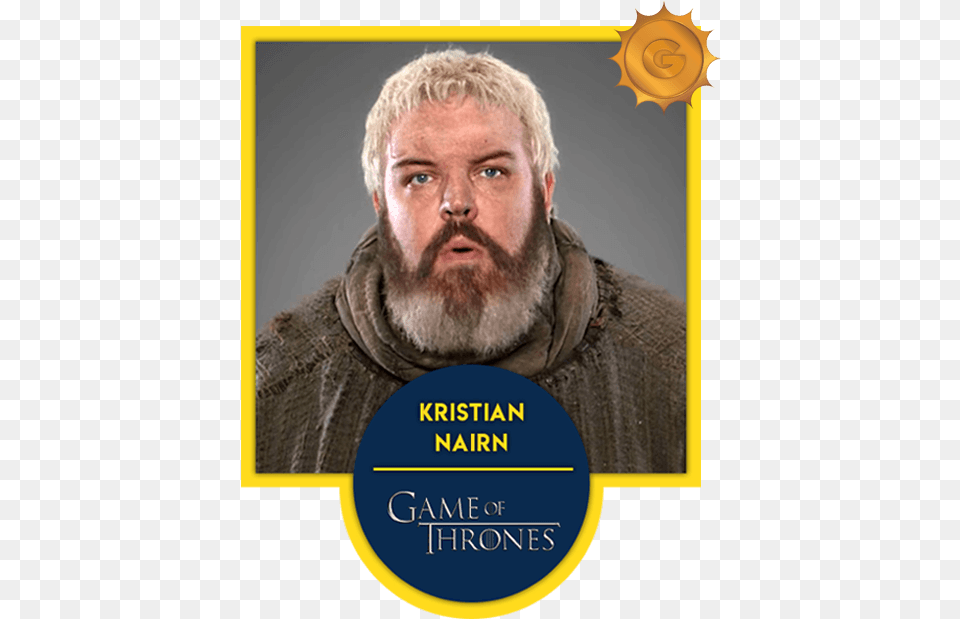 Bussines Contact Game Of Thrones Hodor, Person, Beard, Face, Head Png