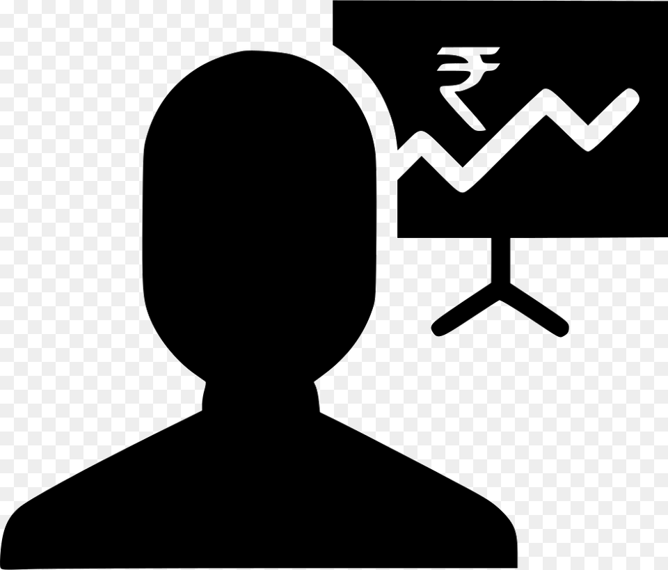Bussiness Analysis Chart Graph Report Rupee Money Chart, Silhouette, Adult, Male, Man Png