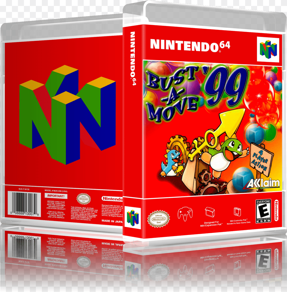 Bust A Move 99 Playstation Ps1 Bust A Move 99 Nintendo 64 Cover, Food, Sweets, Candy Free Png