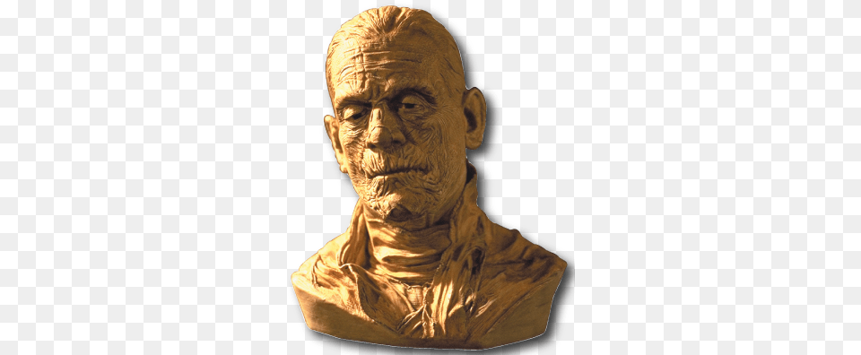 Bust Amp Portraits Boris Karloff Mummy Bust, Archaeology, Bronze, Adult, Male Png