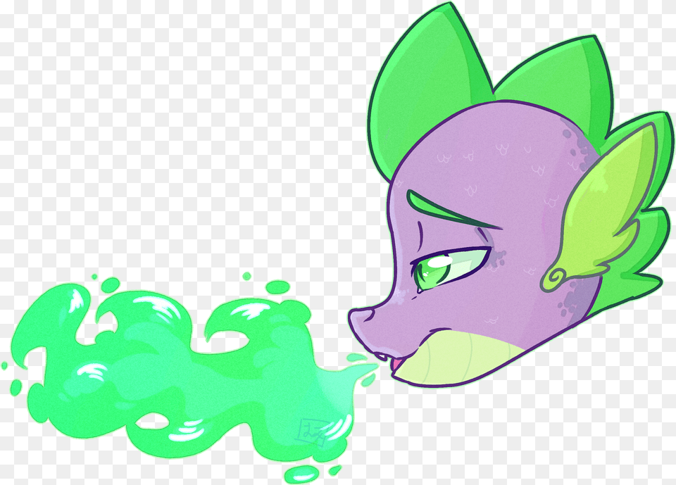 Bust Dragon Fire Breath Cartoon Fire Breathing Dragon Drawing, Green, Purple, Art, Graphics Free Png Download