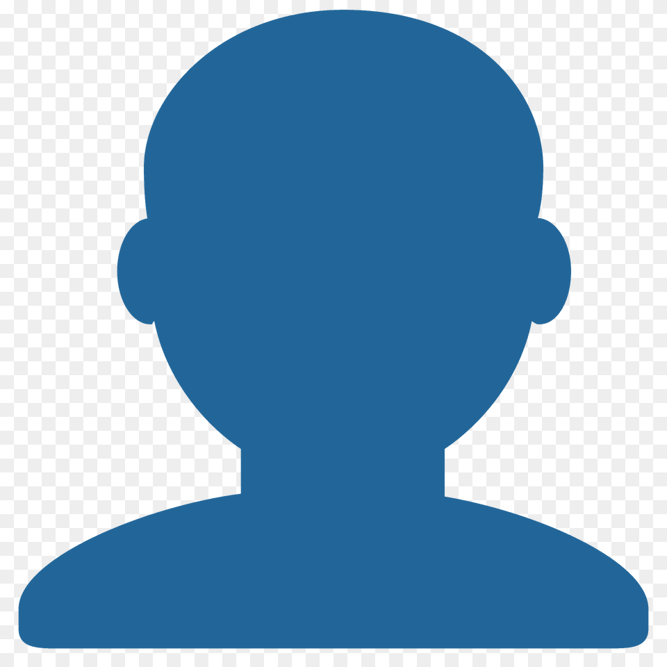 Bust In Silhouette Emoji Clipart, Person, Neck, Head, Face Free Transparent Png
