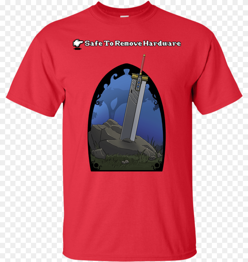 Buster Sword T Shirt T Shirt, Clothing, T-shirt Free Png