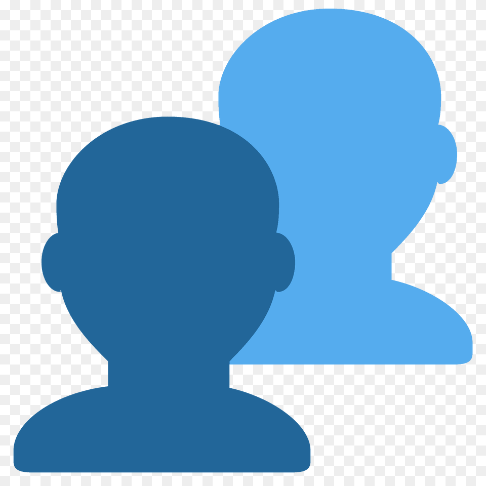 Busts In Silhouette Emoji Clipart, Body Part, Face, Head, Neck Free Png