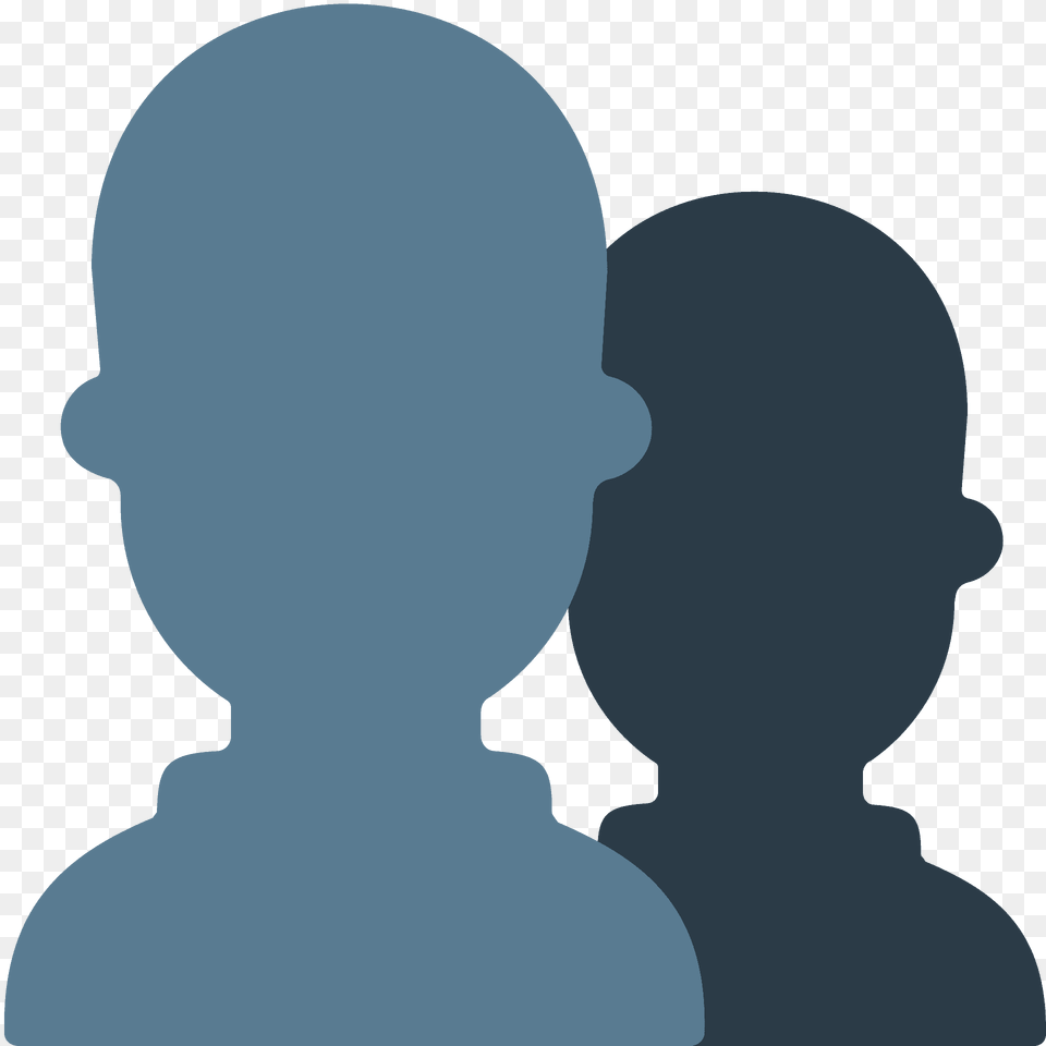 Busts In Silhouette Emoji Clipart, Person, Head Png