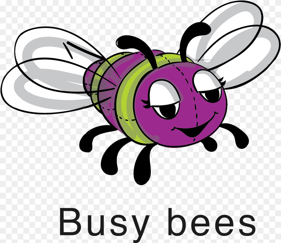 Busy, Animal, Wasp, Purple, Invertebrate Png