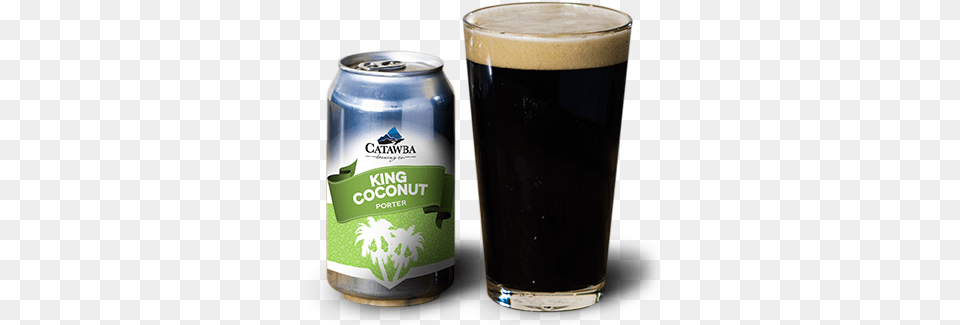 But As The Name Implies Catawba Ages King Coconut Beer, Alcohol, Beverage, Can, Tin Free Transparent Png