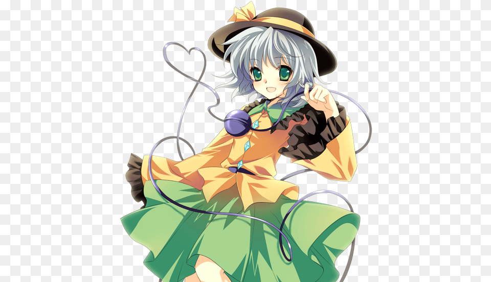 But Here She Is Koishi Touhou, Book, Comics, Publication, Baby Free Png Download