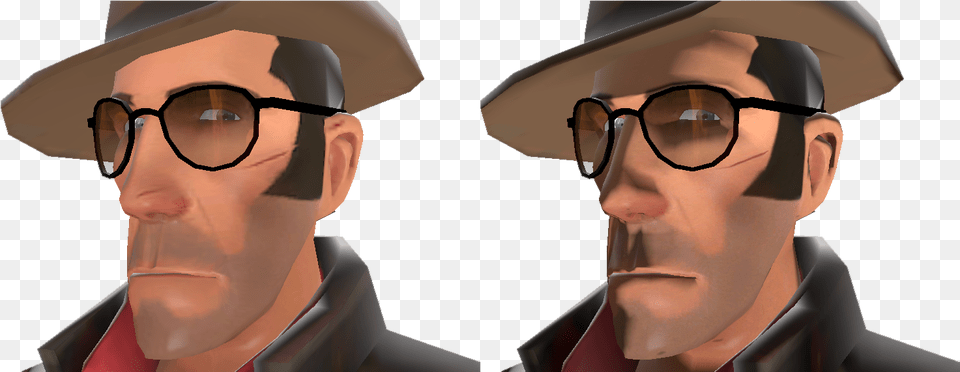 But Not Grotesque Or Overdone Something That Will Tf2 Sniper Face Scar, Accessories, Hat, Glasses, Clothing Free Png Download