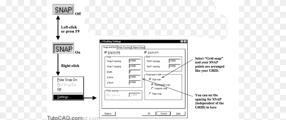 But X Amp Y Spacing For Snap Is Independent Of Grid Spacing Diagram, Page, Text, Uml Diagram Free Png Download
