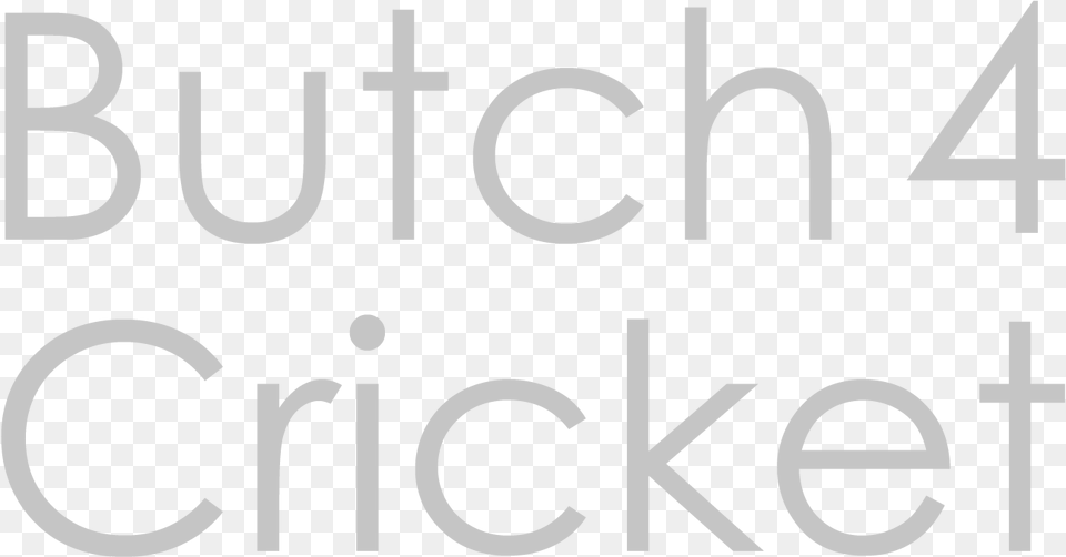 Butch 4 Cricket Logo Ackermann, Text, Alphabet Free Transparent Png