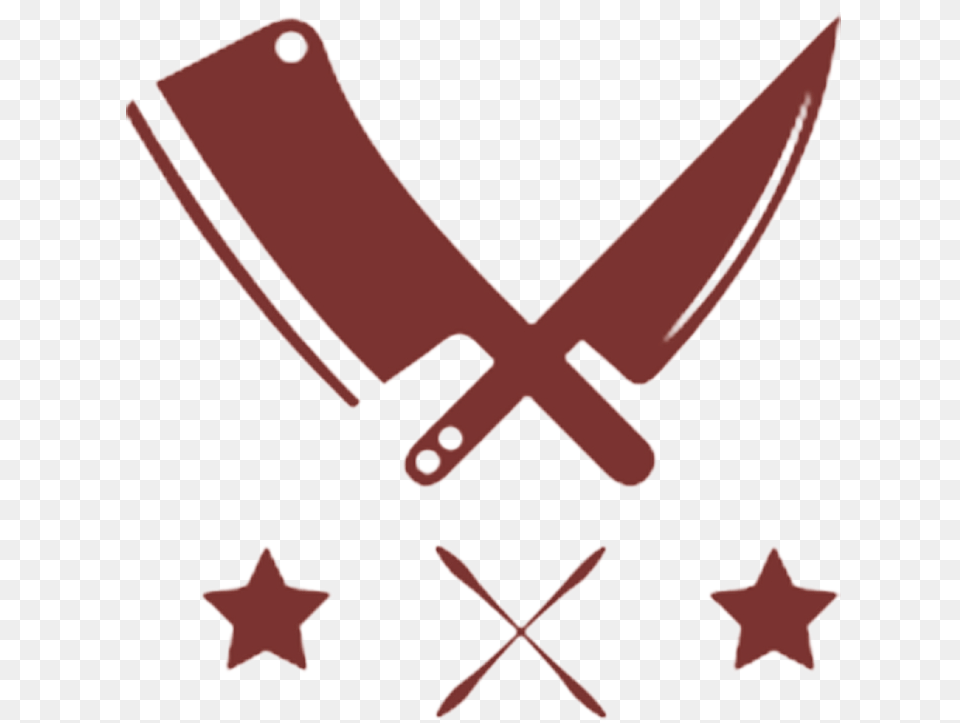 Butcher And Barrel Meat Logo, Symbol, Weapon, Blade, Dagger Png Image