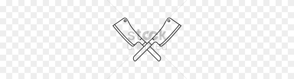 Butcher Knife Black And White S Clipart, Lighting Free Png