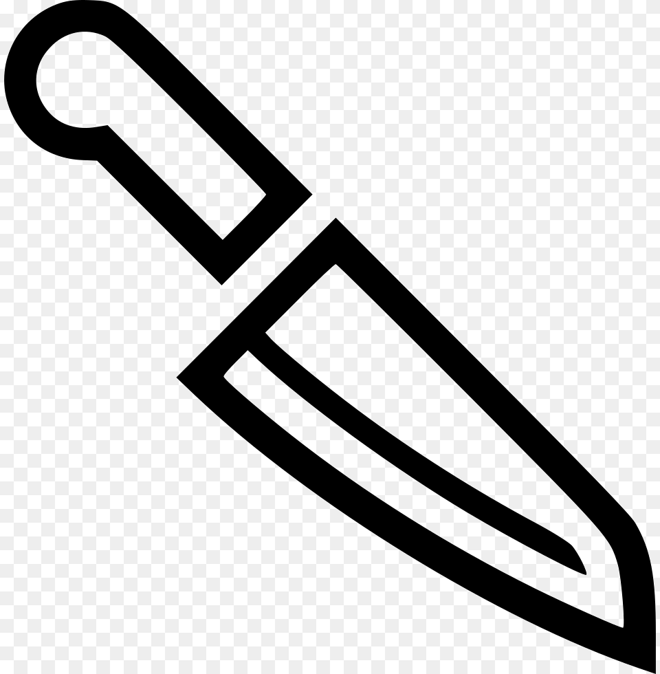 Butcher Knife Knife Symbol, Blade, Dagger, Weapon Free Png