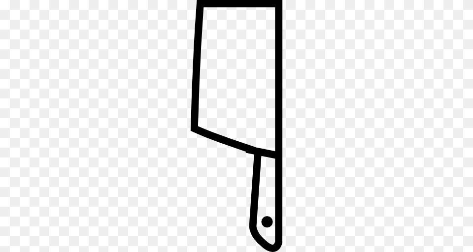 Butchers Knife, White Board, Blade, Weapon Png