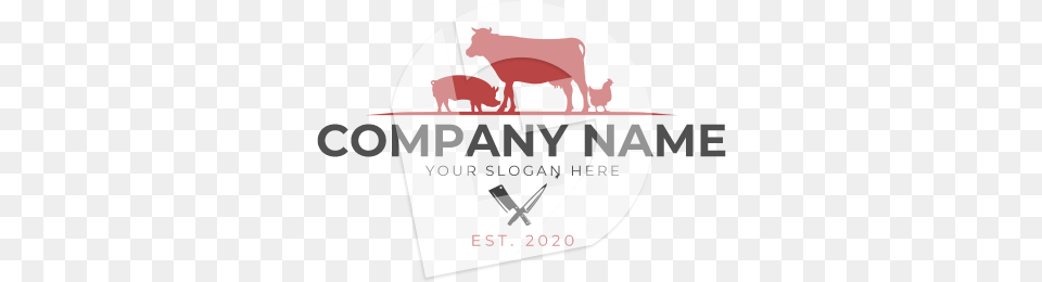 Butchery Cow Pig Chicken Logo Dairy Cow, Animal, Bird, Fowl, Poultry Free Png