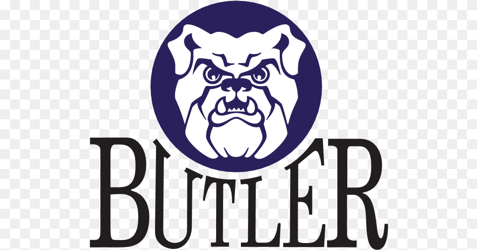 Butler University Bulldogs Logo Butler University, Art, Face, Head, Person Free Png