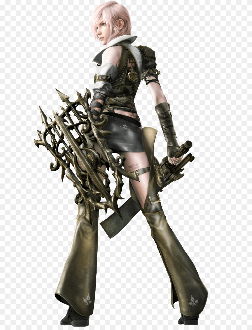 Butt Lightning Final Fantasy Xiii, Clothing, Costume, Person, Glove Free Png