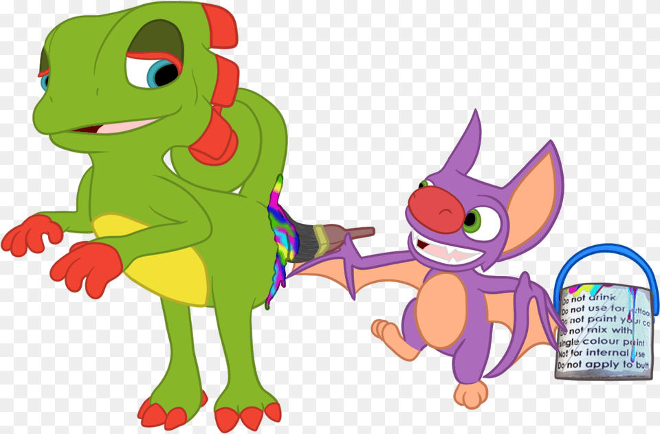 Butt Paint Yooka Laylee Butt, Baby, Person, Cartoon, Purple Free Png Download