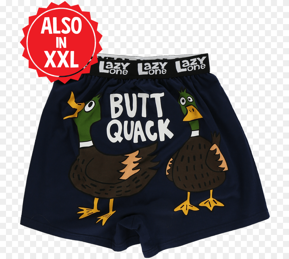 Butt Quack Funny Pajama Shorts Mens, Clothing, Animal, Bird, Penguin Png Image