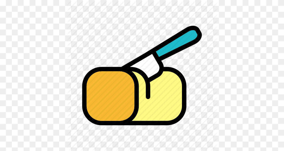Butter Cheese Creamy Ingredient Knife Spread Icon, Brush, Device, Tool, Smoke Pipe Free Png Download
